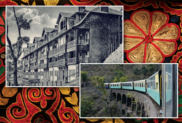 Craig Dhu, a hostel for officers, and the Kalka-Simla Railway WarShimla-Mar06-05-590