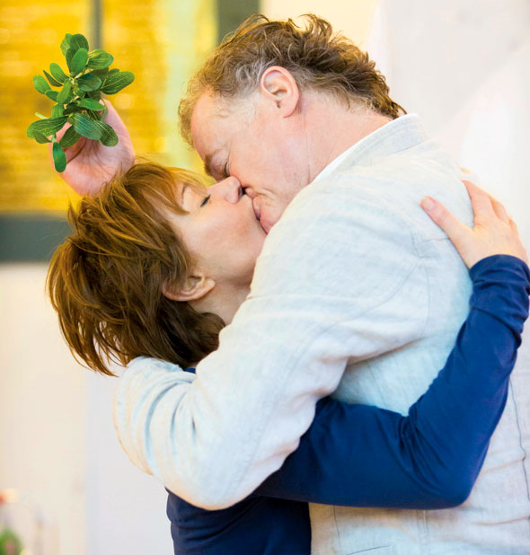 Zoë and Owen Teale in Passion Play